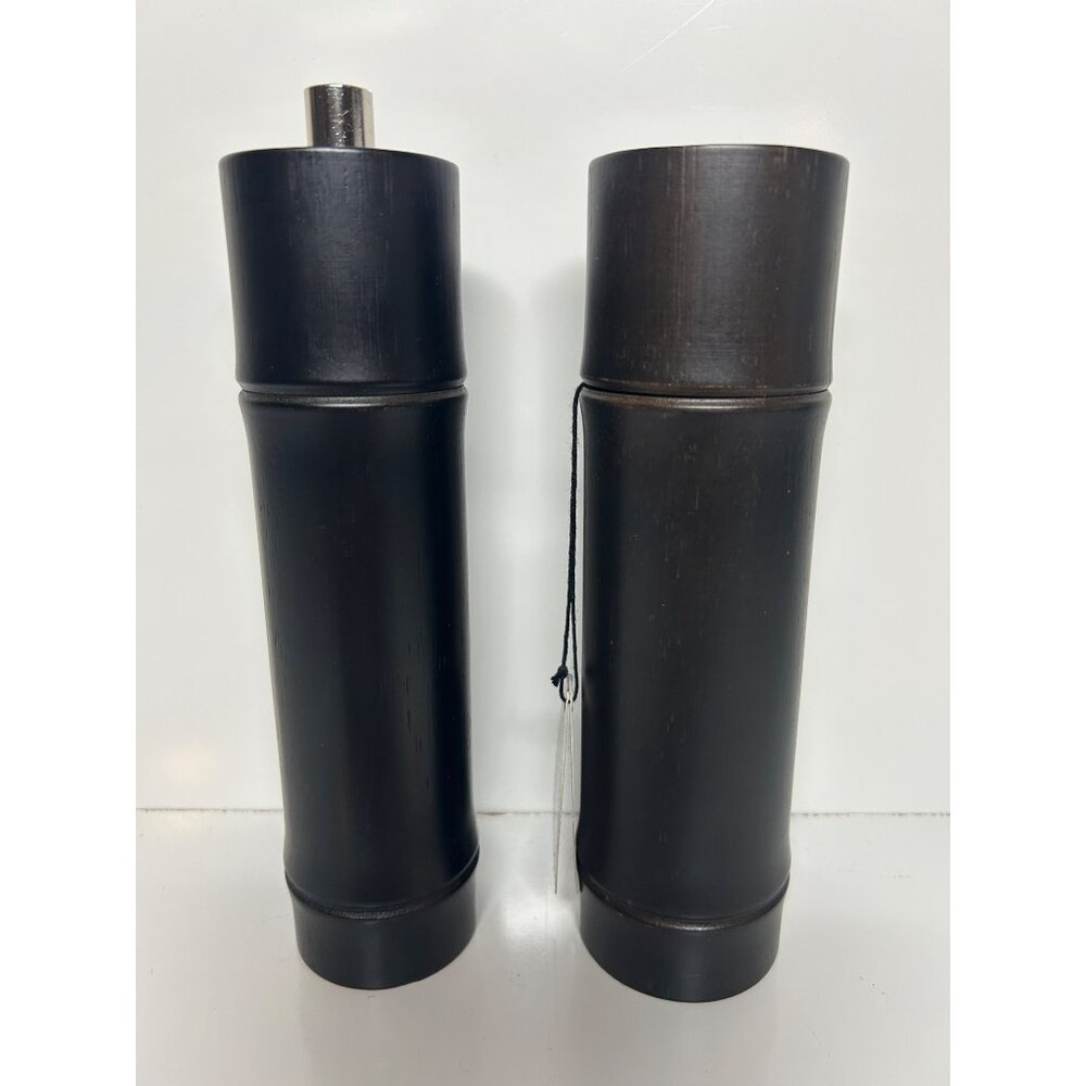 Grind Steel Wood Pepper Mill Set Professional Kitchen Accessory NWT New - Picture 4 of 11
